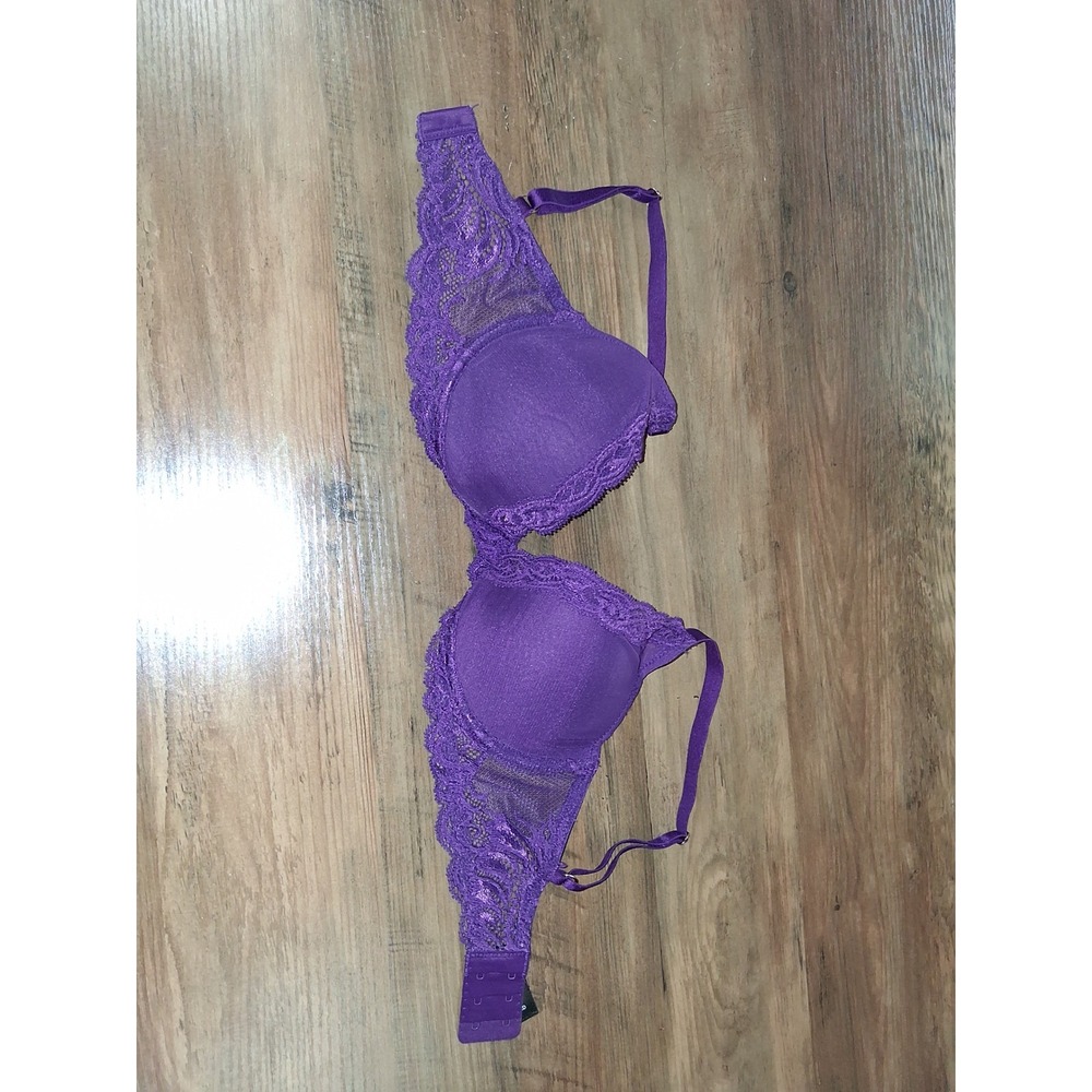 Natori Bra Bundle 32D Purple Black Beige Lace Underwire T-Shirt Bra Set 3 Pack - Picture 9 of 16